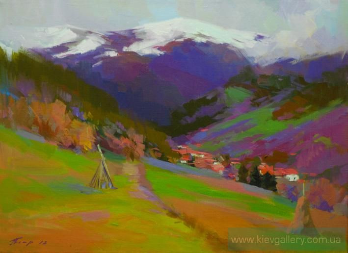 Painting “Early spring. Volovetsky pass“