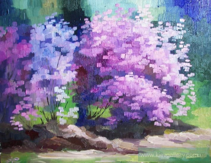 Painting “Spring in the Botanical Garden“