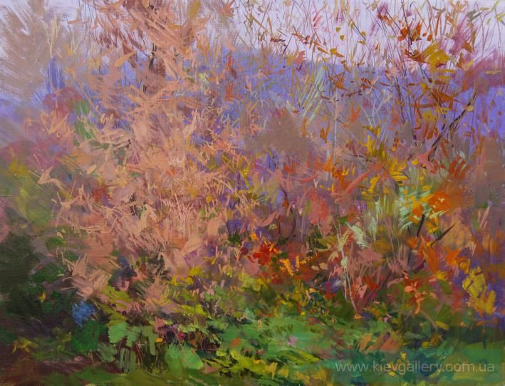 Painting “In the October wood“