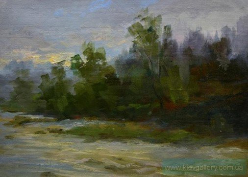 Painting «With a taste of rain», oil, canvas. Painter Kocherzhuk Mykola. Buy painting