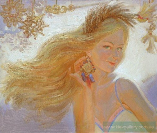 Painting «The straw summer», oil, canvas. Painter Orlova Maryna. Buy painting
