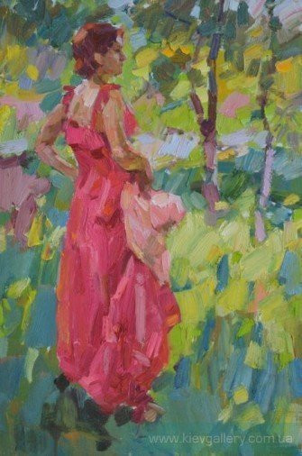 Painting «In the garden», oil, canvas. Painter Pereta Viacheslav. Buy painting