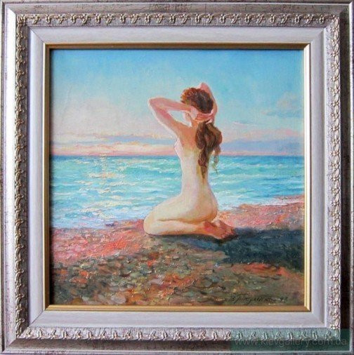 Painting «Morning at Sea», oil, canvas. Painter Tytulenko Volodymyr. Buy painting