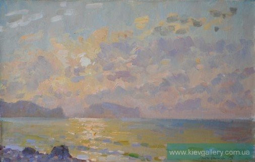 Painting «Morning. Crimea», oil, canvas. Painter Lytovchenko Borys. Sold