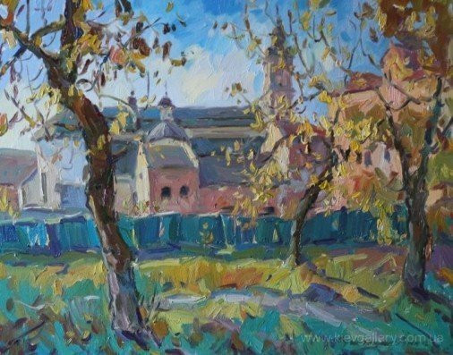 Painting «Autumn Day», oil, canvas. Painter Susharnyk Anna. Buy painting