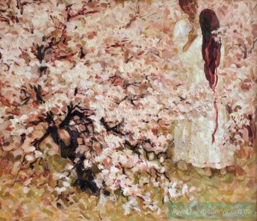 Картина «Весна», масло, холст. Художница Орлова Марина. Купить картину