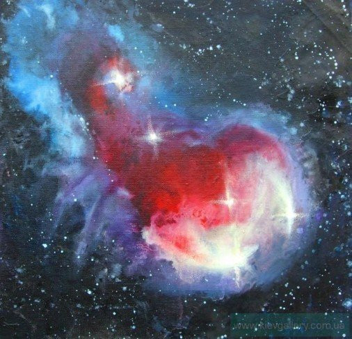 Картина «Созвездие Скорпион», масло, холст. Художница Самойлик Елена. Купить картину