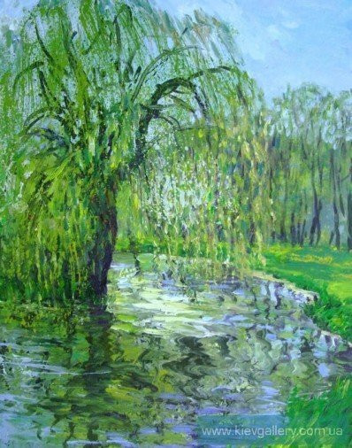 Painting «Pussy-willow», oil, canvas. Painter Samoilyk Olena. Buy painting