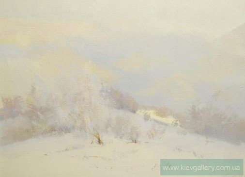 Painting «White carpet», oil, canvas. Painter Pysar Yurii. Buy painting