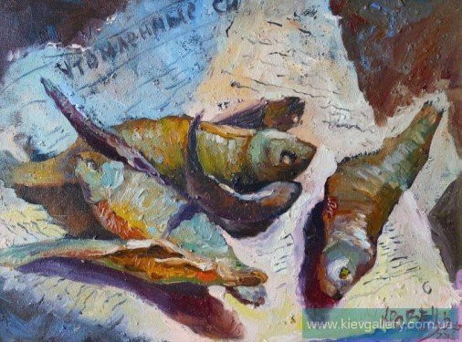 Painting «Burnt by the Sun», oil, canvas. Painter Kravets Dmytro. Buy painting