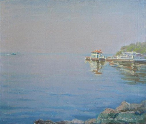 Painting «Calm at sea», oil, canvas. Painter Orlova Maryna. Buy painting