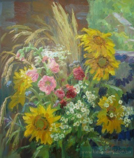 Painting «Still Life in the village», oil, canvas. Painter Kutilov Yurii. Buy painting