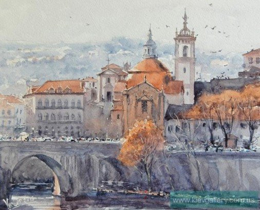 Painting «Autumn», watercolor, paper. Painter Mykytenko Viktor. Buy painting