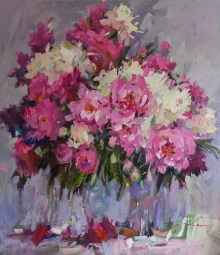 Painting «Holiday bouquet», oil, canvas. Painter Terebylo Mykhailo. Buy painting