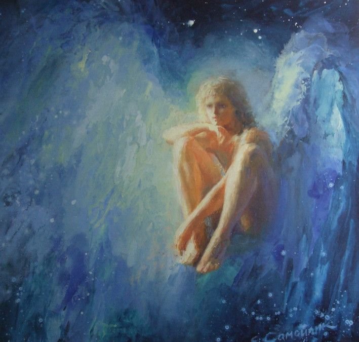Картина “Ангел на небе”