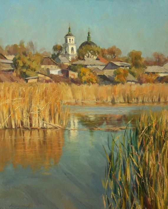 Painting “Autumn is warm“