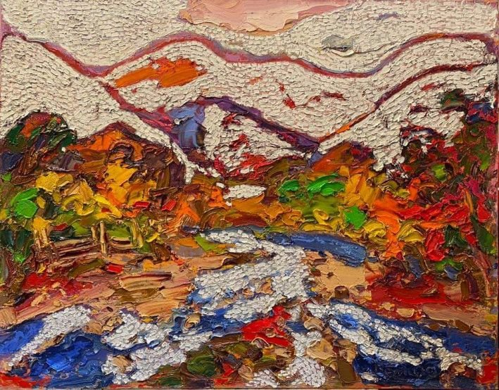 Картина “Осень в Карпатах”