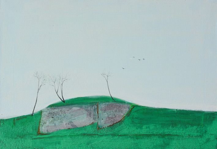Painting «Hills near the castle», acrylic, canvas. Painter Nekrakha Ihor. Buy painting
