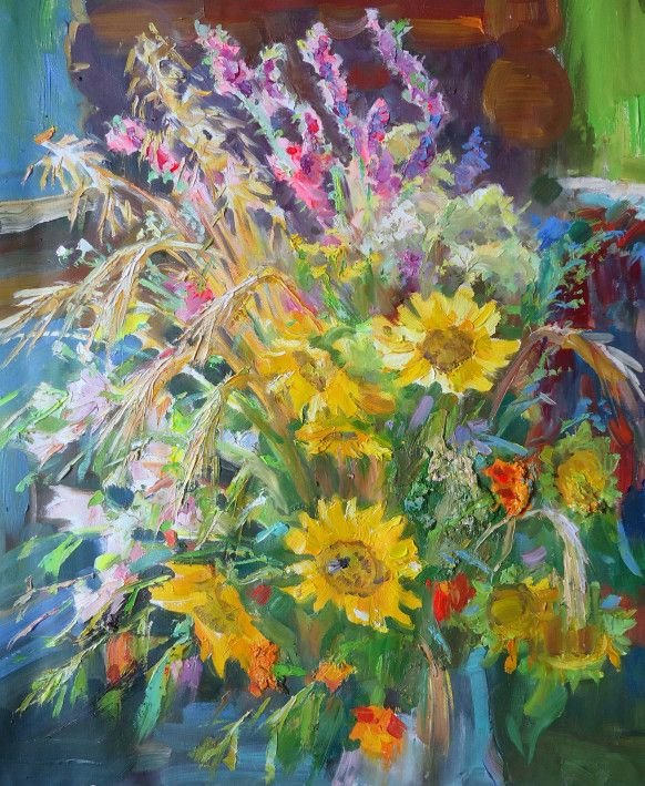 Painting “Sunny bouquet“