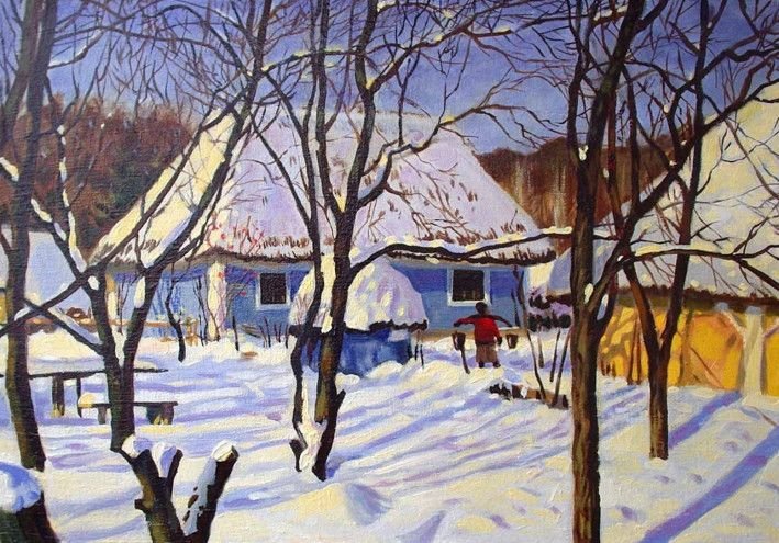 Картина “Зима в Пирогово“