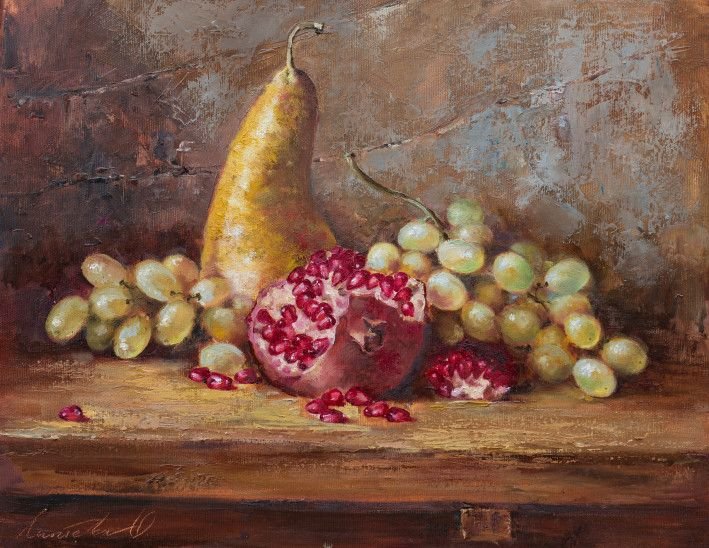 Картина “Натюрморт с фруктами”