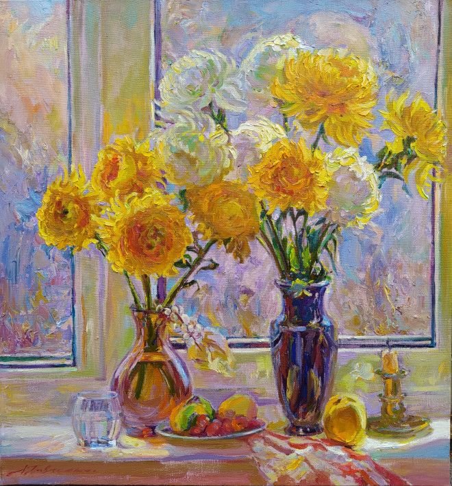 Painting «Sunny autumn », oil, canvas. Painter Pavlenko Leonid. Buy painting