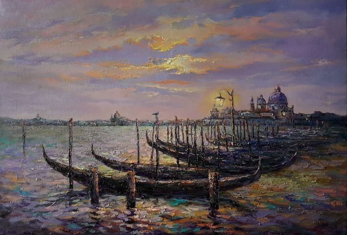 Картина “Тихий шепот волн. Венеция”