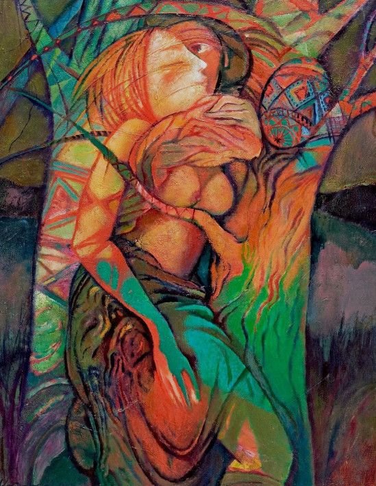 Картина «Августовская ночь», масло, холст. Художница Кондратюк Елена. Купить картину