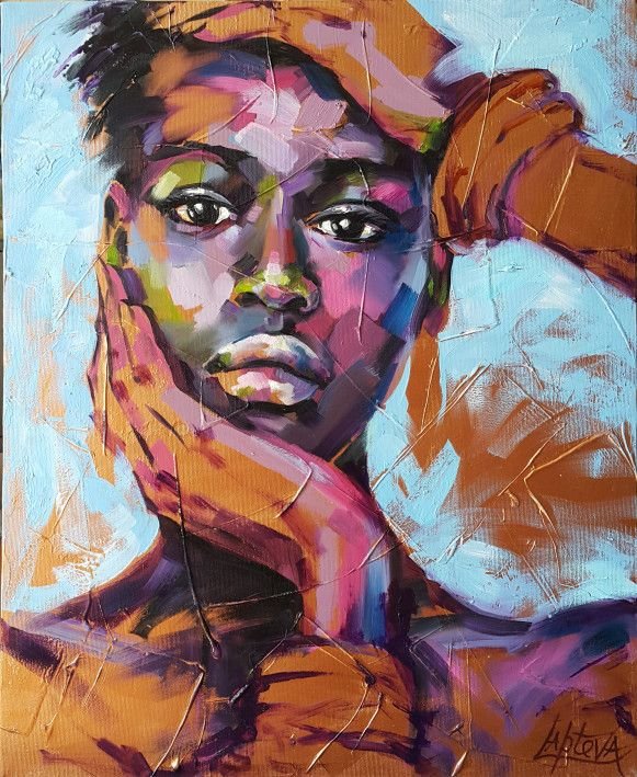 Картина “Портрет молодой африканской девушки”