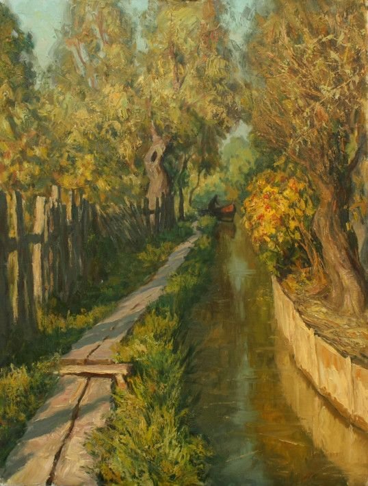 Painting «Vilkovsky erik», oil, canvas. Painter Korinok Viktor. Buy painting