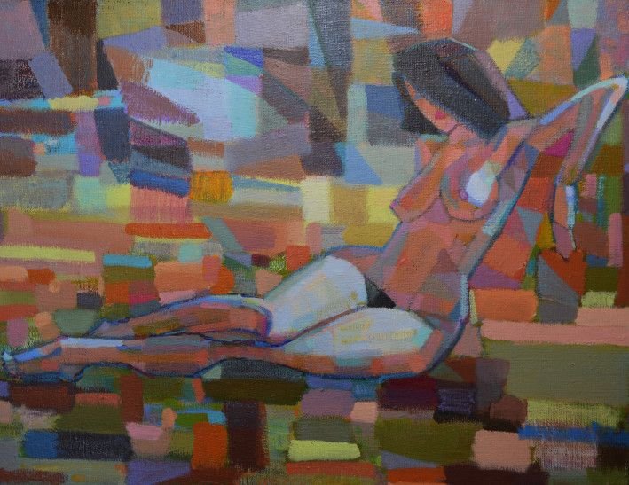 Painting «Nude», oil, acrylic, canvas. Painter Rubanov Oleksii. Buy painting