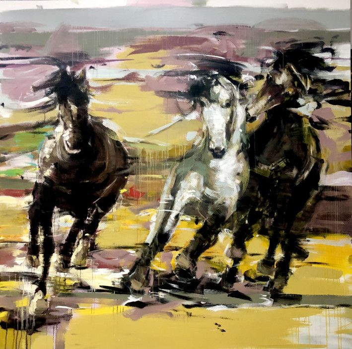 Картина “Ветряные лошади”
