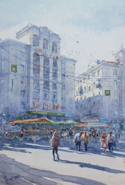 Painting “Kyiv, center“