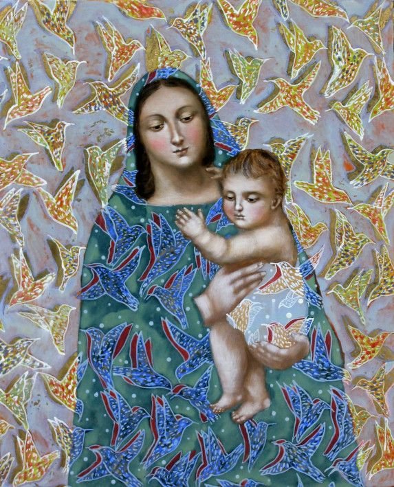Картина “Мадонна с младенцем”