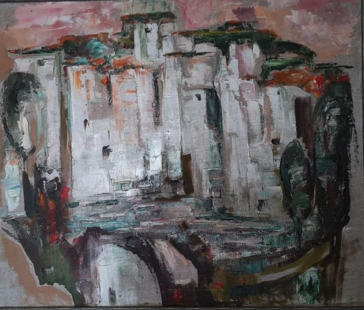 Painting «Svanetia», oil, canvas. Painter Herasymenko Nataliia. Buy painting