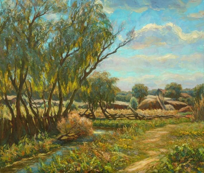 Painting «Summer in Bessarabia», oil, canvas. Painter Korinok Viktor. Buy painting