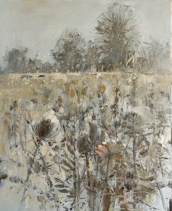 Painting «Winter field», oil, canvas. Painter Terebylo Mykhailo. Buy painting