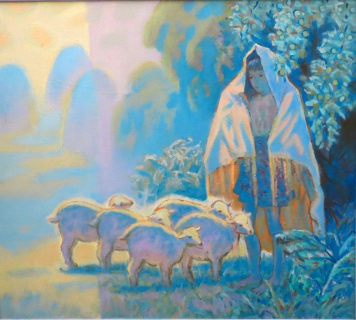 Painting «Blind Rain», oil, canvas. Painter Zhulinskyi Mykola. Buy painting