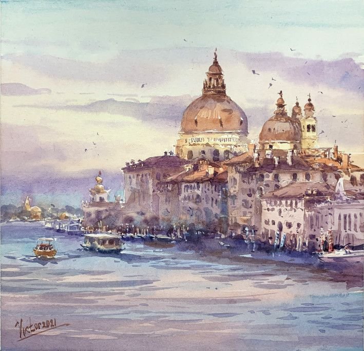 Картина “Венеция в красках”