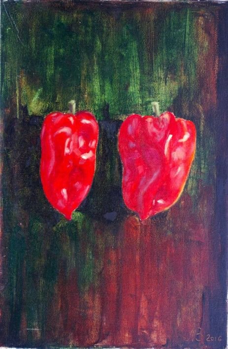 Картина “Два красных перца”