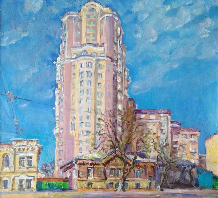 Painting «Old and new», oil, canvas. Painter Pavlenko Leonid. Buy painting