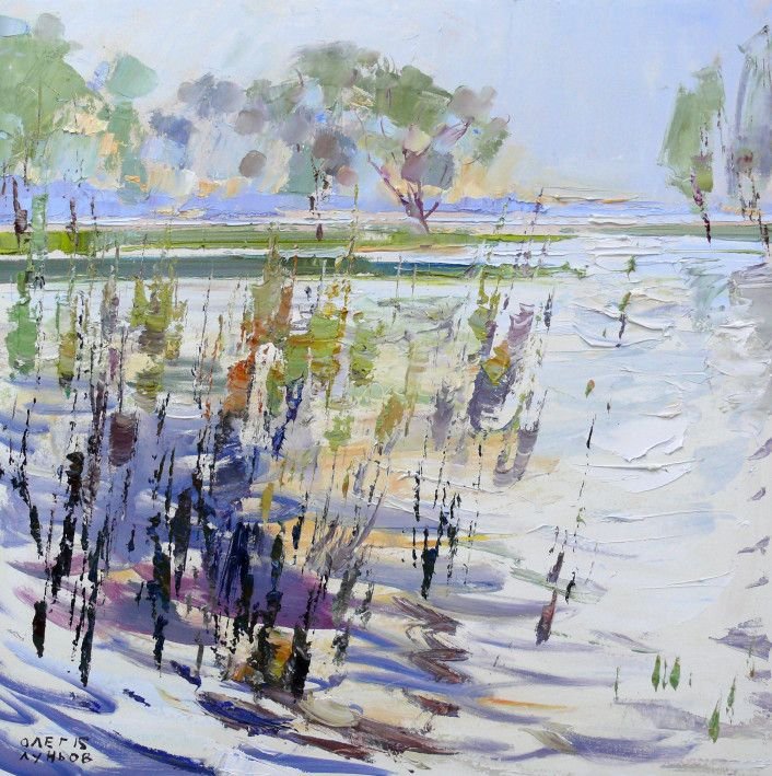 Painting “Flood river“