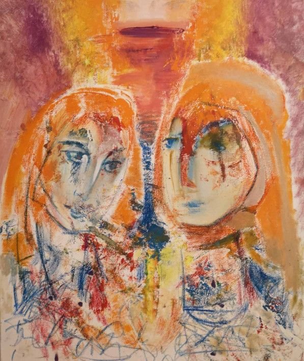Картина «Єднання», олійні фарби, полотно. Художниця Герасименко Наталія. Купити картину