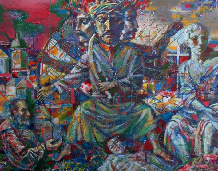 Painting «Who interprets dreams», oil, canvas. Painter Boliukh Mykola. Buy painting