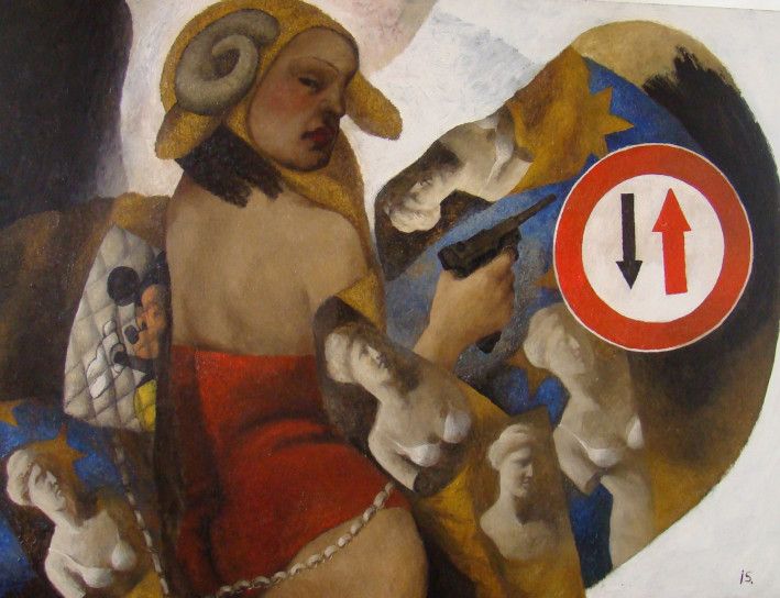 Картина «Шестая муза», масло, двп. Художница Столярова Ирина. Купить картину