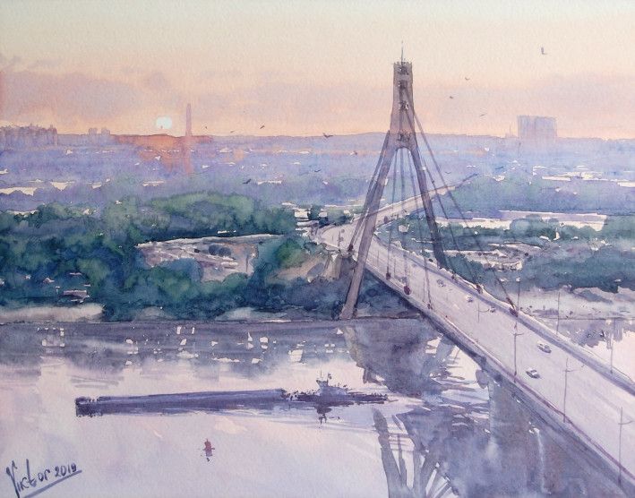 Картина “Московский мост. Киев”