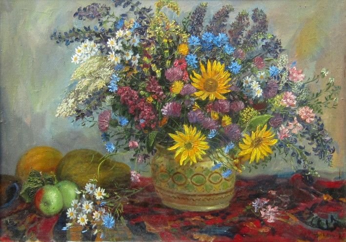 Painting «Flowers of summer», oil, canvas. Painter Tytulenko Volodymyr. Buy painting