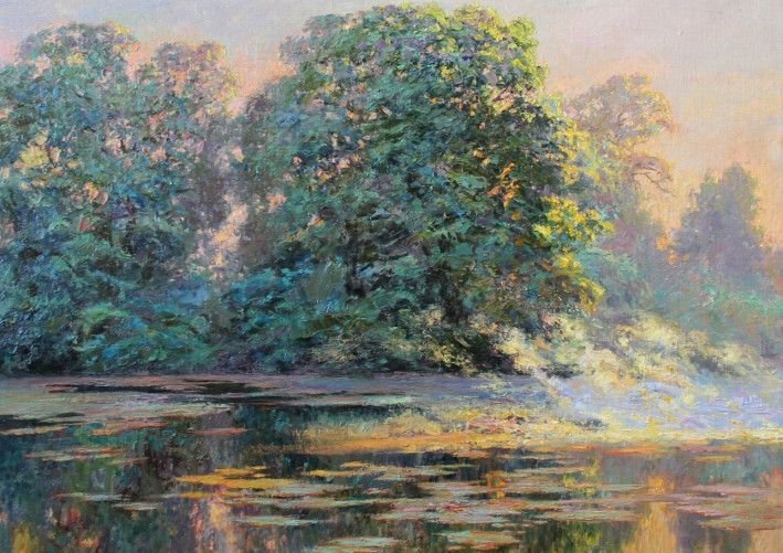 Painting «July. Dawn», oil, canvas. Painter Hunchenko-Koval Svіtlana. Buy painting