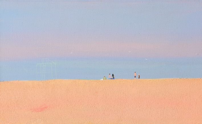 Painting “On the beach“