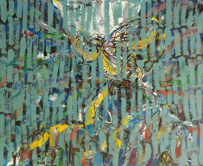 Картина «Жінка біля водоспаду», олійні фарби, полотно. Художник Павлов Олександр. Купити картину